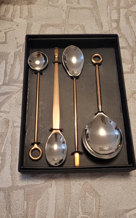 New in box The Just Slate Company Condiment Spoons 🇨🇦🍁 image indicator(2)