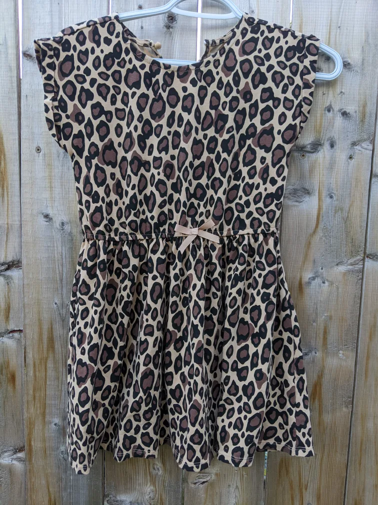 kids Leopard Print Dress thumbnail