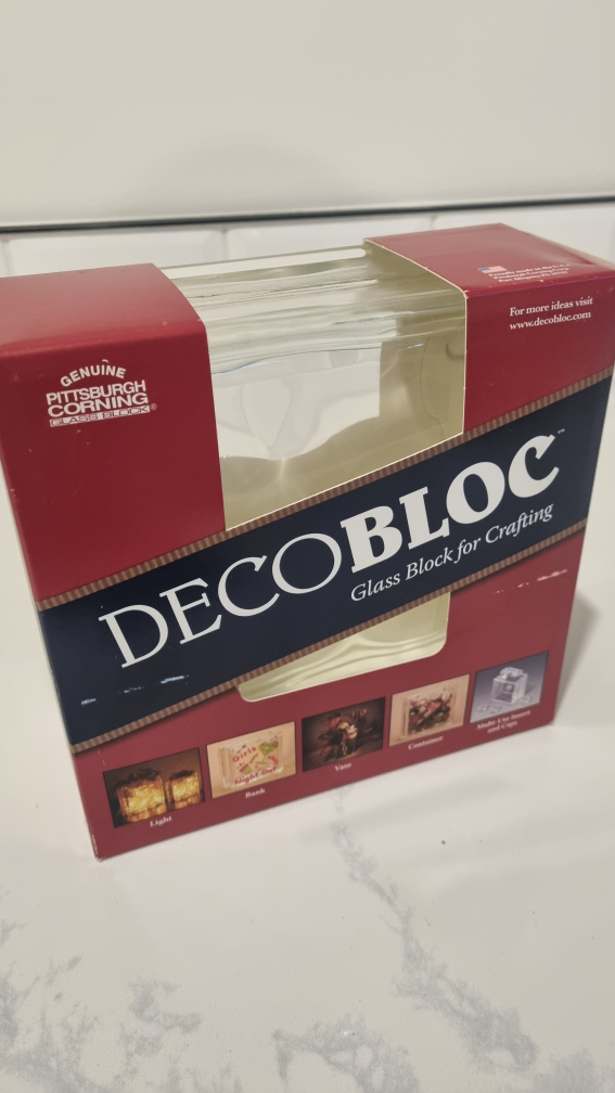 DECOBLOC Glass Block for Crafting