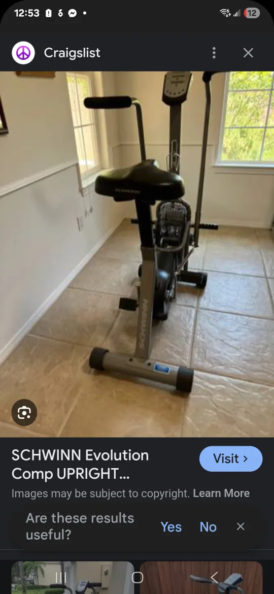 Schwinn Evolution Comp Upright Exercise Bike thumbnail