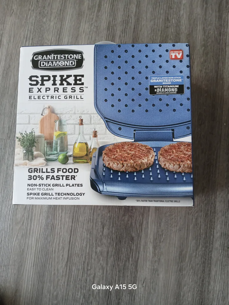 Spike Express Electric Grill - Granitestone Diamond thumbnail