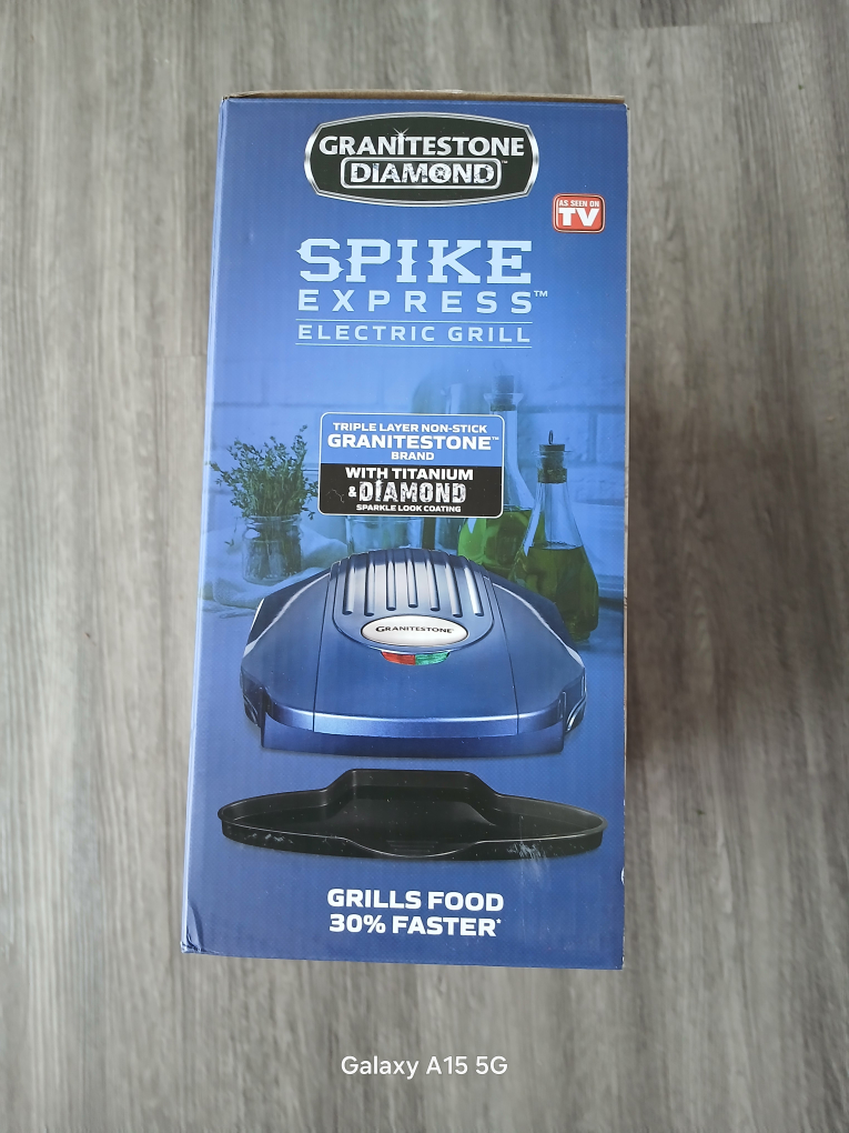 Spike Express Electric Grill - Granitestone Diamond - photo 2