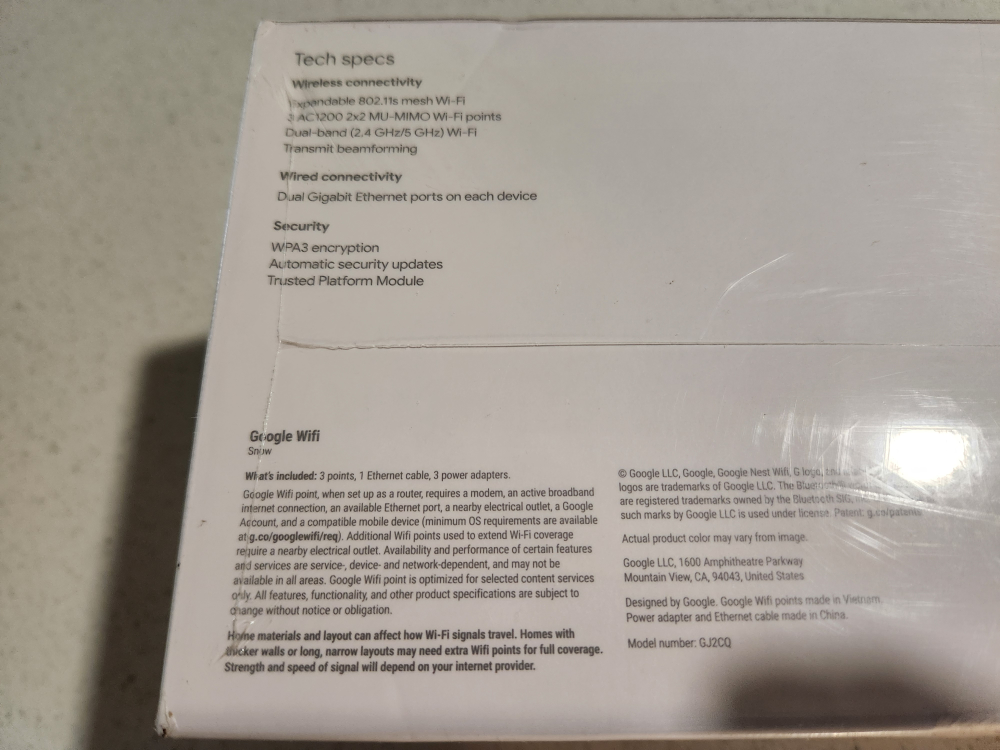 Google Wifi 3-pack - Whole Home Mesh System - photo 3