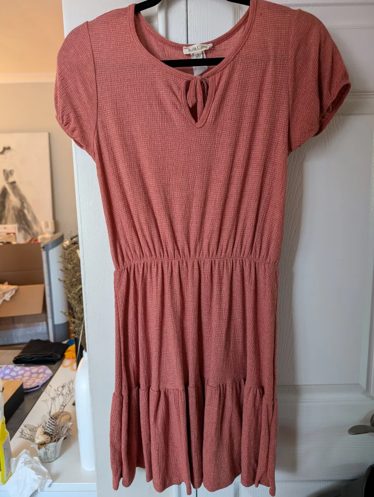 Cutie Coral Dress - Size S thumbnail