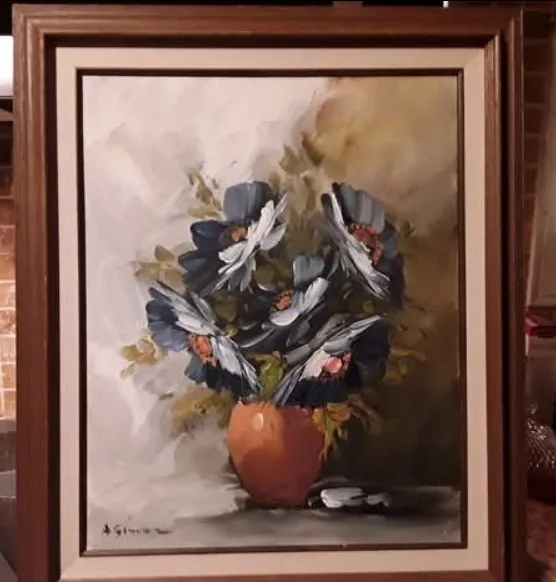 Original A. SILVER  Signed Painting on Canvas image indicator(2)