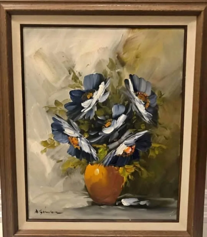 Original A. SILVER  Signed Painting on Canvas image indicator(3)