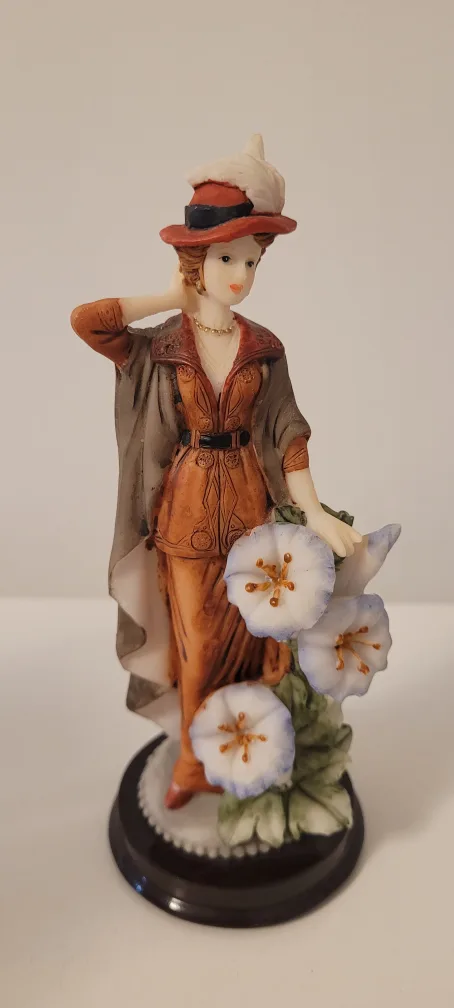 Vintage Lady Figurine with Flowers 🇨🇦🍁 image indicator(6)