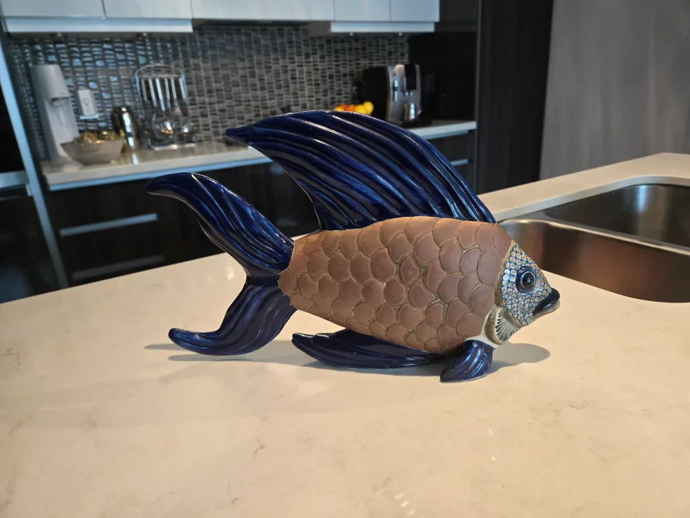 Decorative Ceramic Fish Figurine thumbnail
