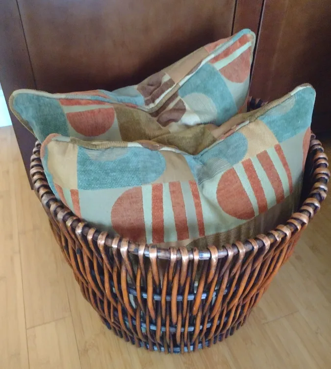 Wicker Storage Basket XL image indicator(2)