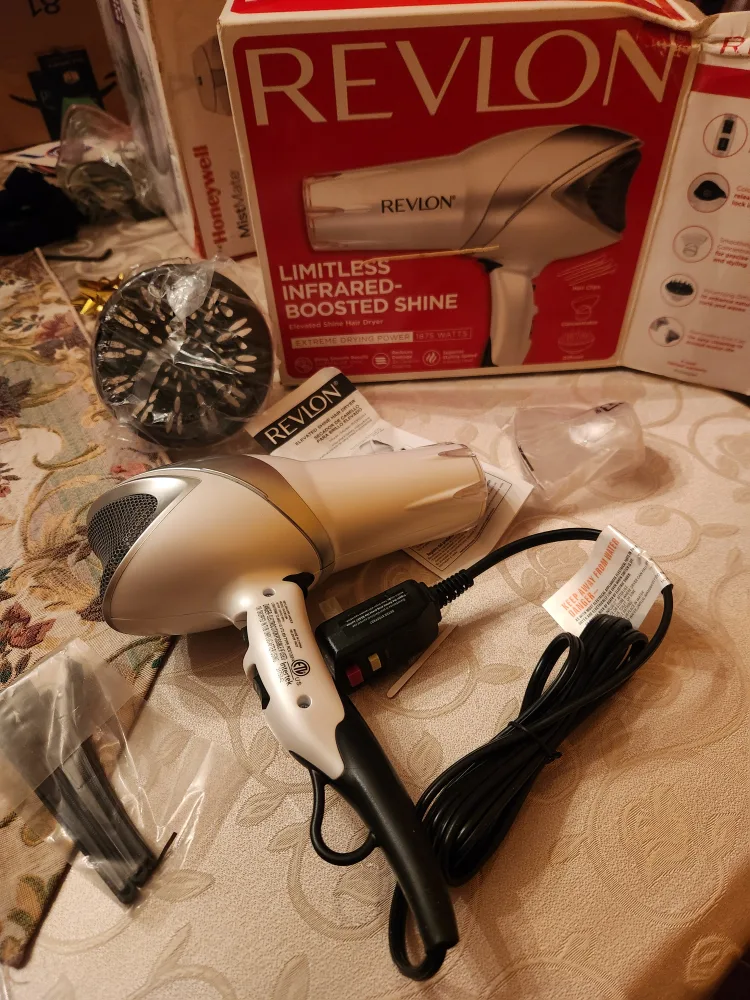 Revlon Limitless Infrared Shine Hair Dryer - NEW thumbnail