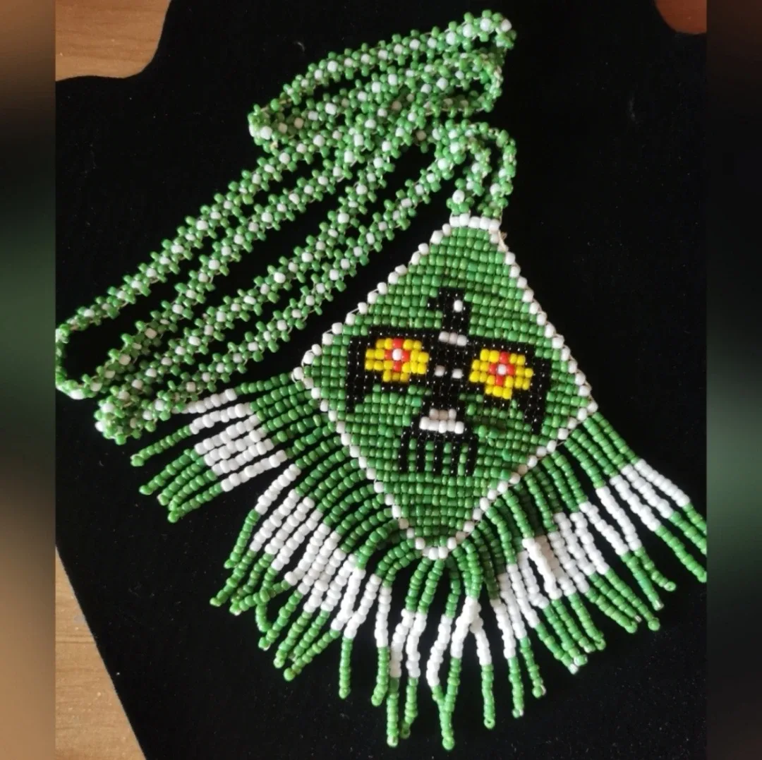Beaded Thunderbird Necklace thumbnail