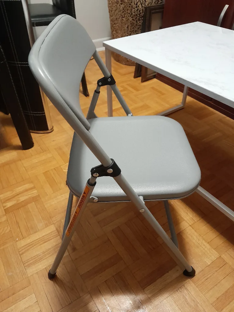 Grey Folding Chair image indicator(2)