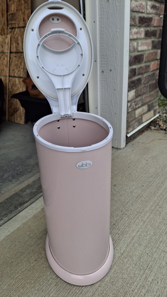 Ubbi Diaper Pail - Blush Pink - photo 4