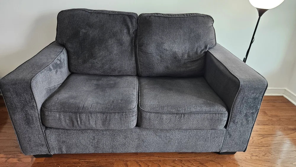 Grey Loveseat Sofa from Ashley thumbnail