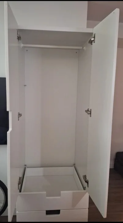 IKEA Småstad Wardrobe - White thumbnail