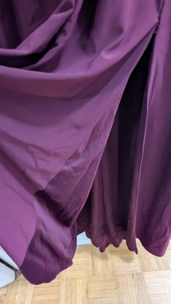 full length gown with slit and cut out image indicator(4)