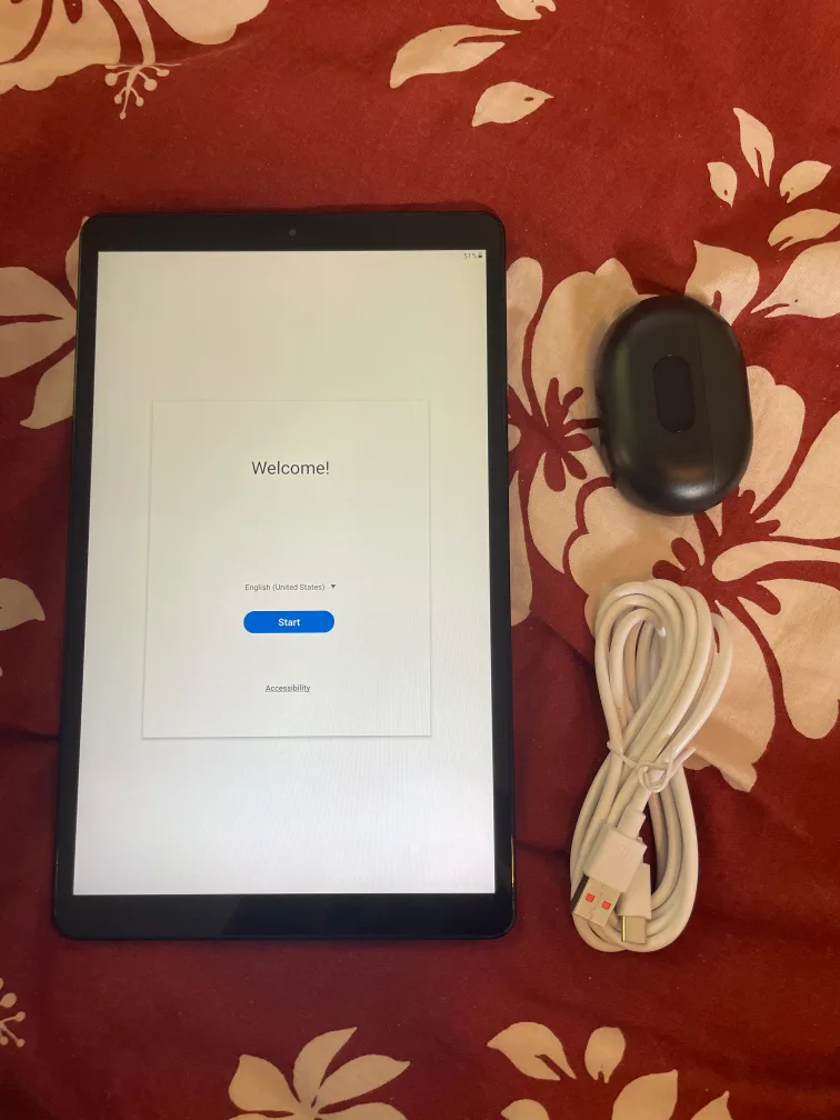 Samsung Galaxy Tab A 10.1 (2019) - 32 GB - Silver (Read Desc) thumbnail