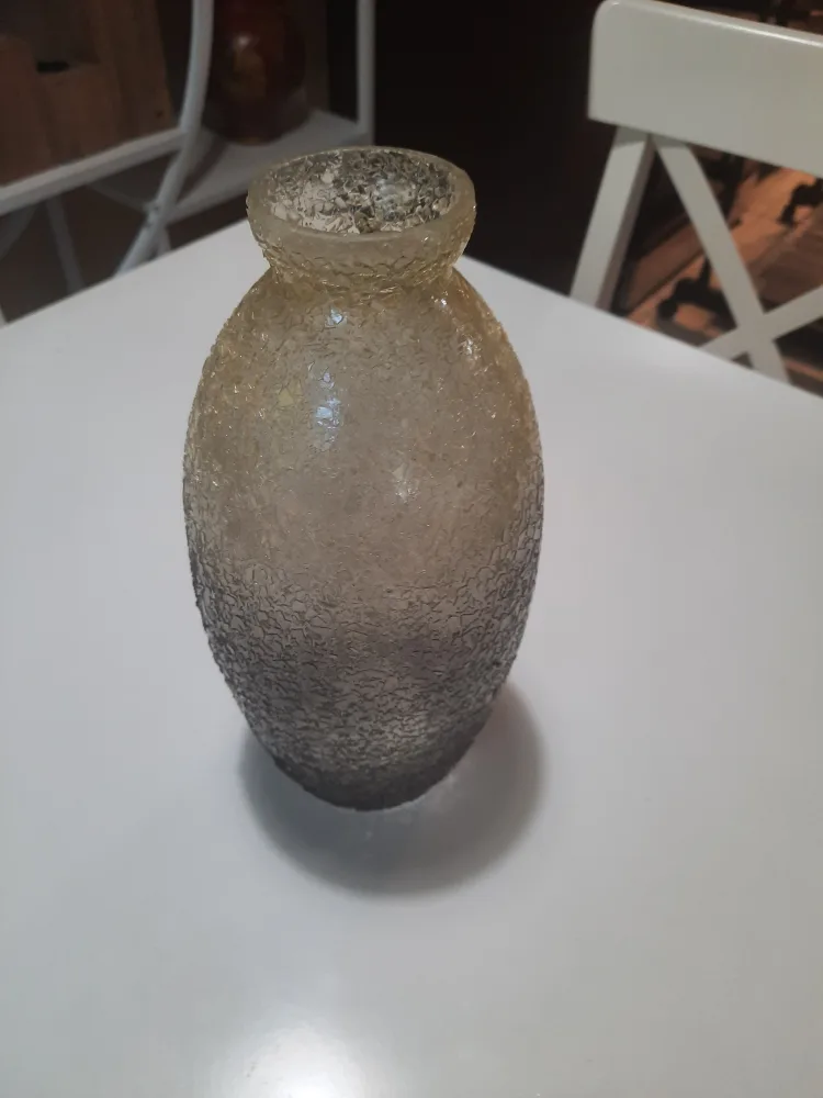 Textured Glass Vase - Home Decor thumbnail