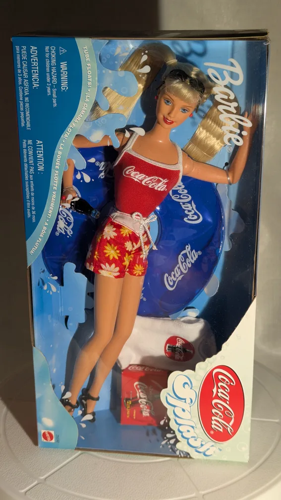 Coca-Cola Splash Barbie Doll from 1999 thumbnail
