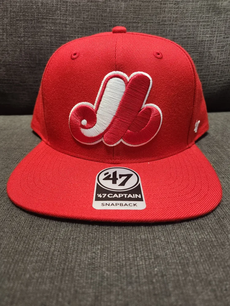 Montreal Expos MLB '47 Red Snapback Hat thumbnail