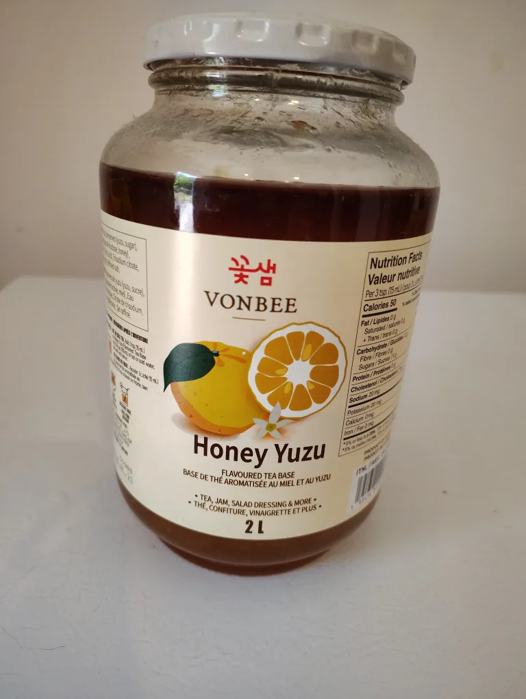 Vonbee Honey Yuzu Flavoured Tea Base - 2L thumbnail