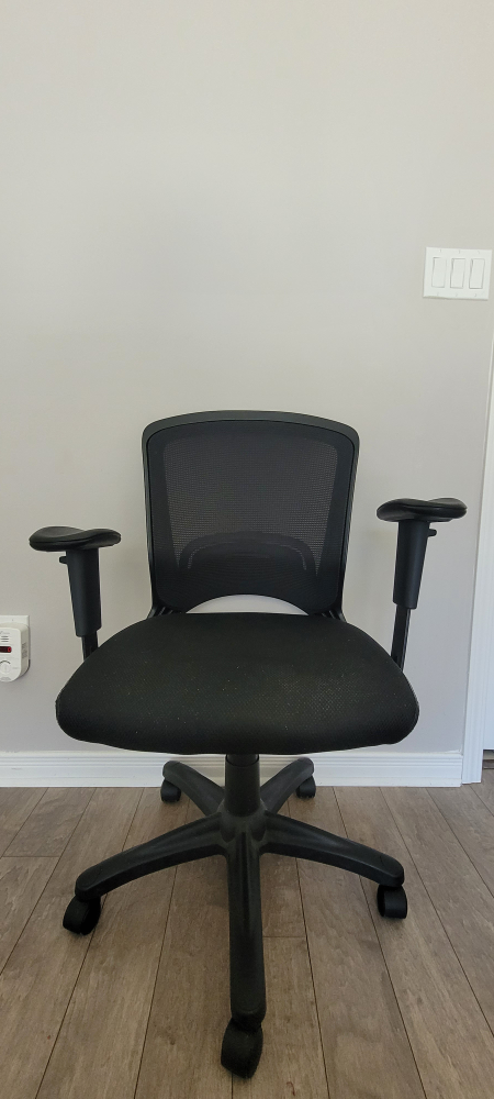 FOR SALE: Black Mesh Task Workstation Chairs from Staples - photo 2