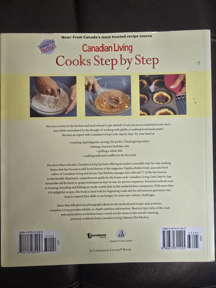 Canadian Living Cooks Step by Step Cookbook