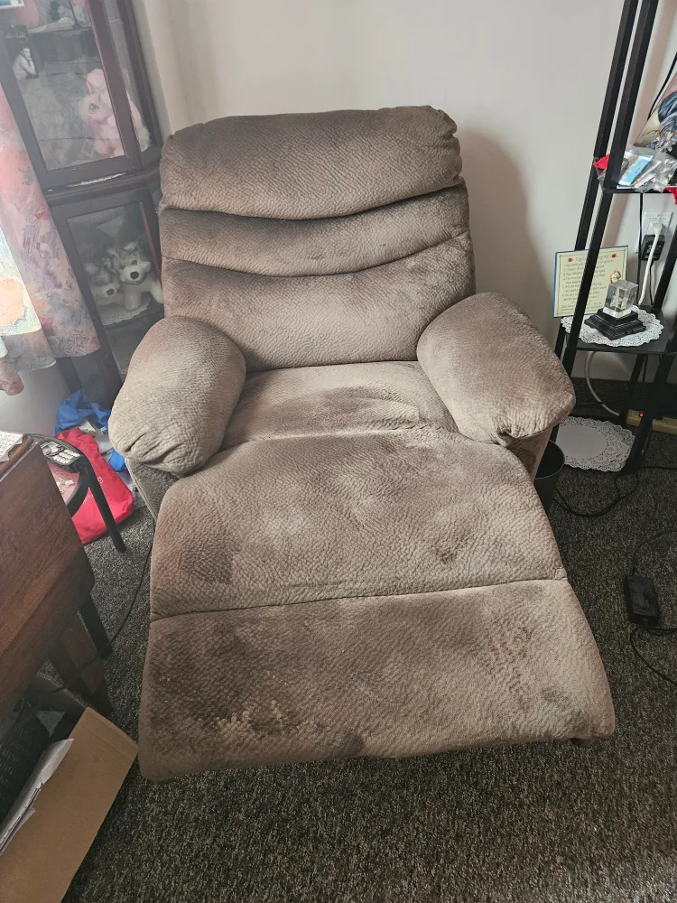brown power lift recliner chair thumbnail