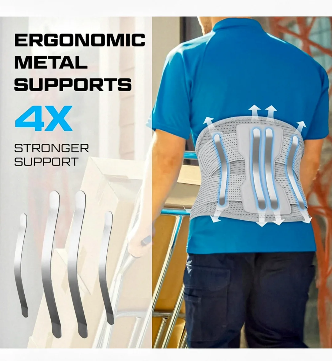 NEENCA Back Brace - Lower Back Pain Relief (Medium) image indicator(4)