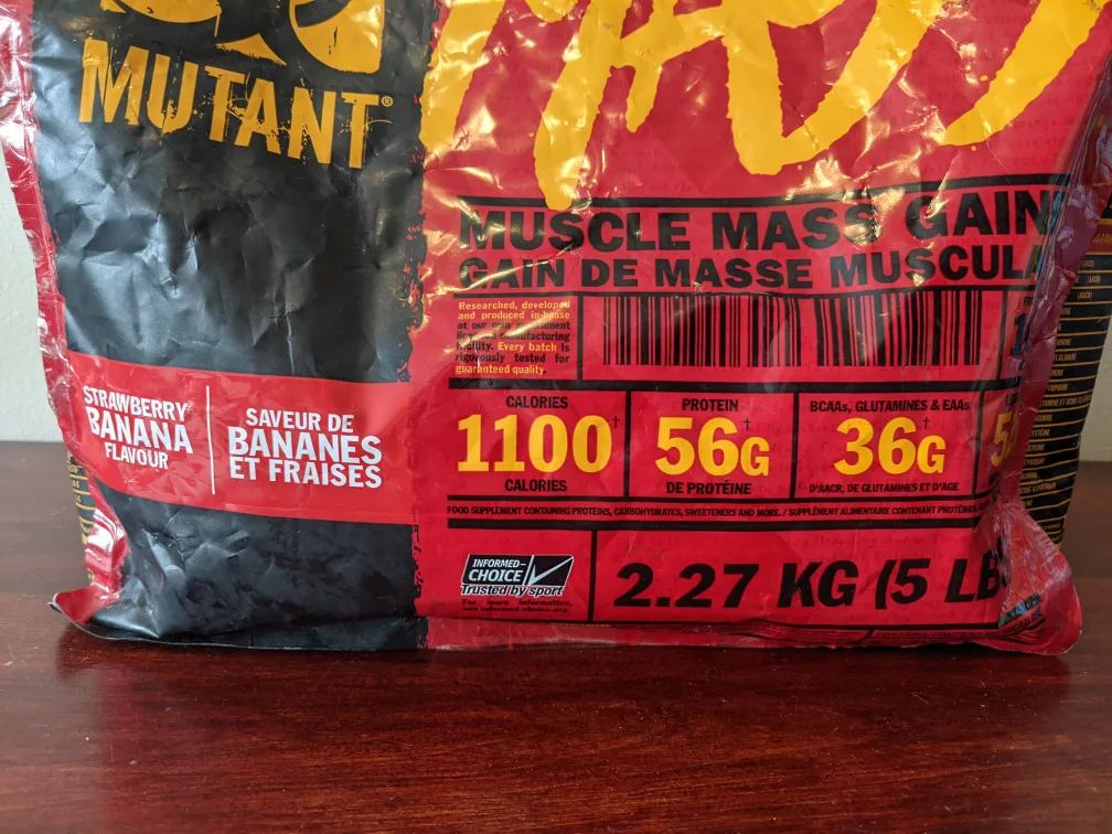 MUTANT MASS 5LBS - Muscle Mass Gainer image indicator(2)