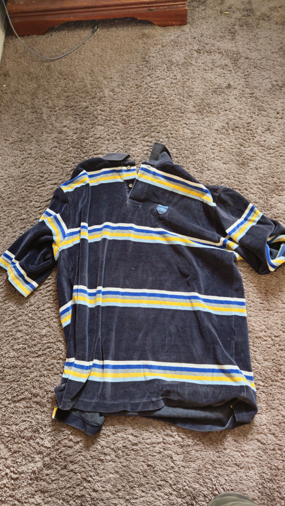VINTAGE ECKO UNLIMITED VELVET BUTTON UP