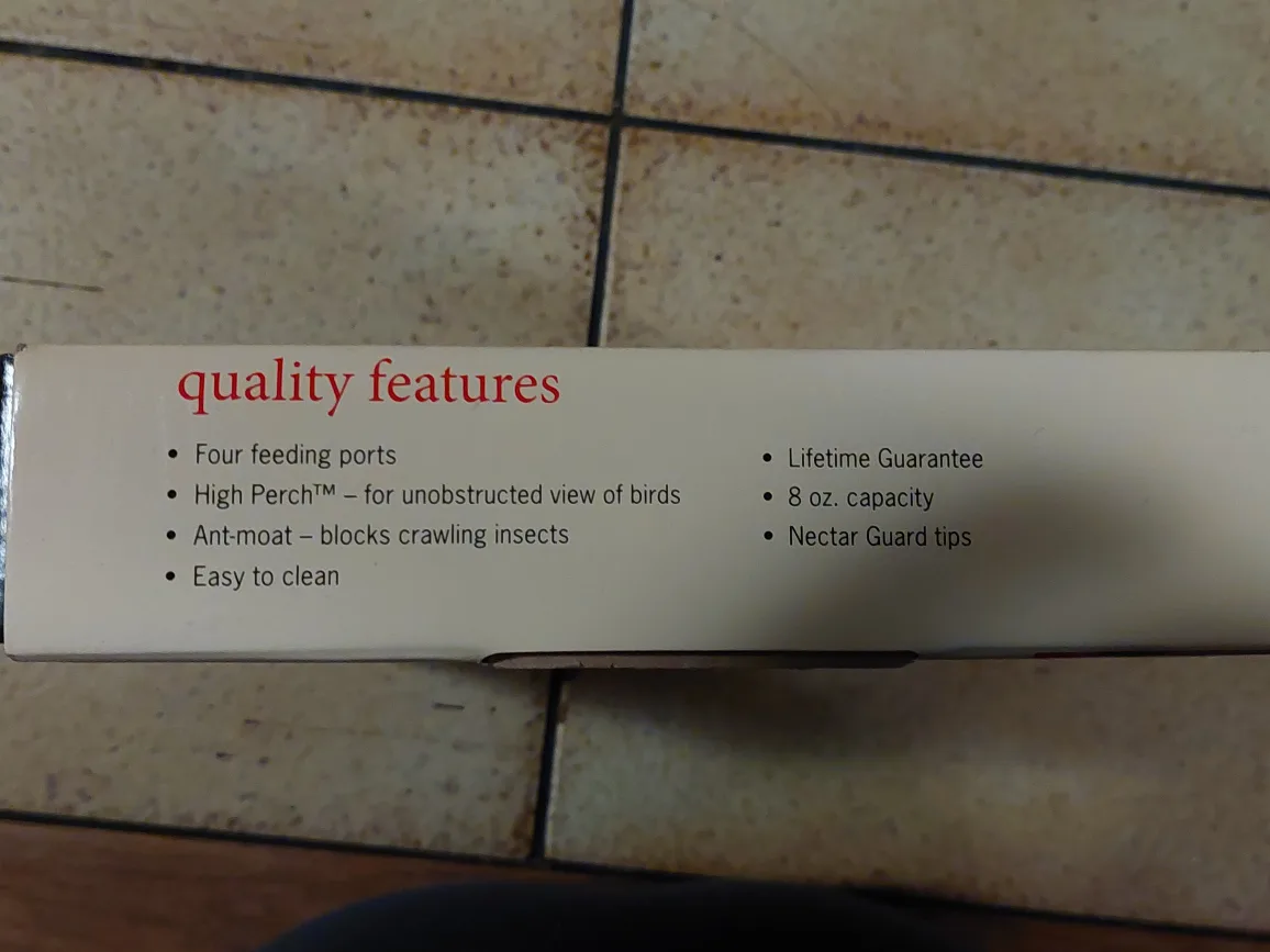 Wild Birds Unlimited Pagoda High Perch Hummingbird Feeder image indicator(4)