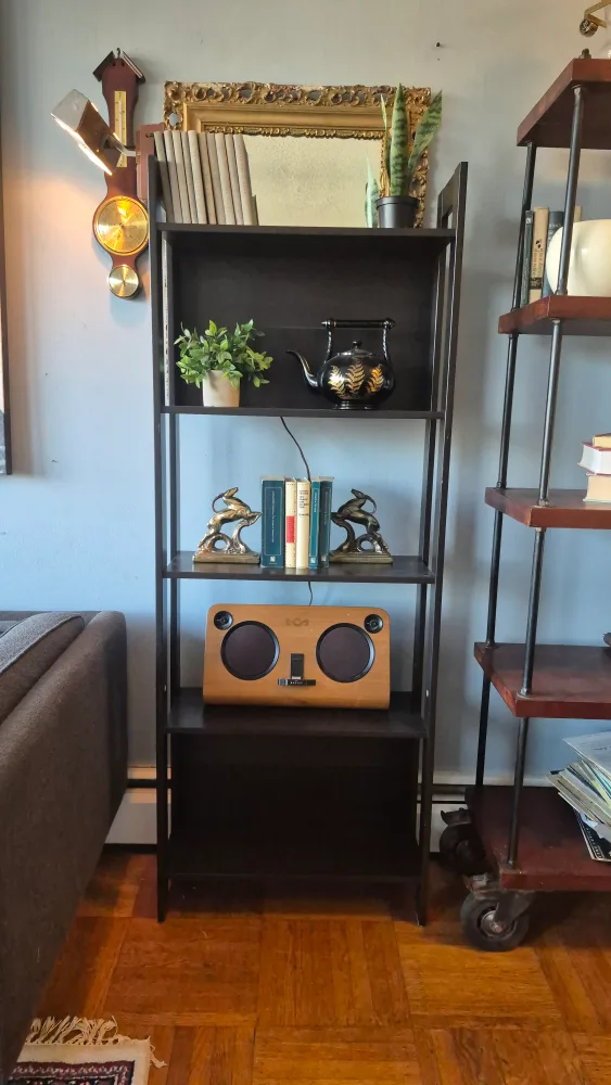 Modern Black Bookshelf (delivery available) thumbnail