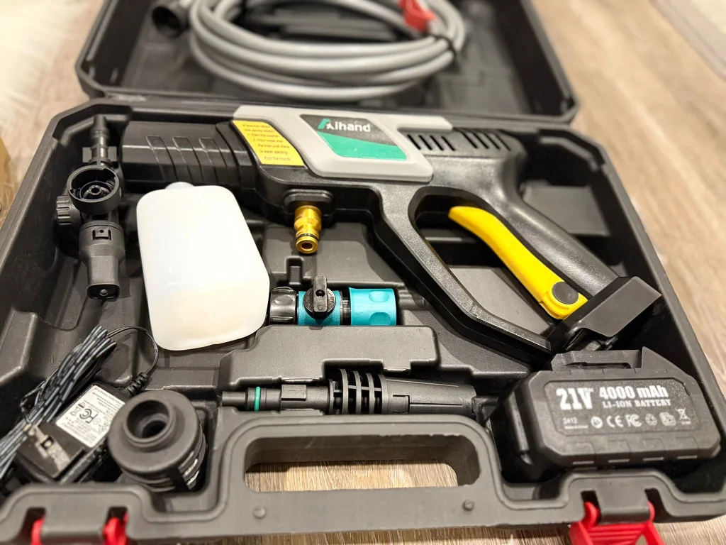 21V Cordless Portable Power Washer - New image indicator(2)