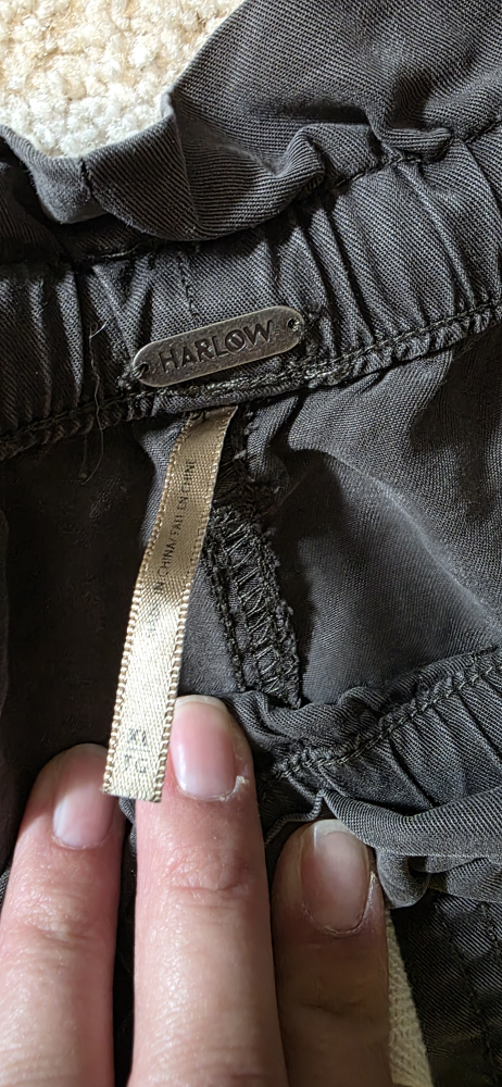 Harlow Olive Green Pants - Size XL - photo 2