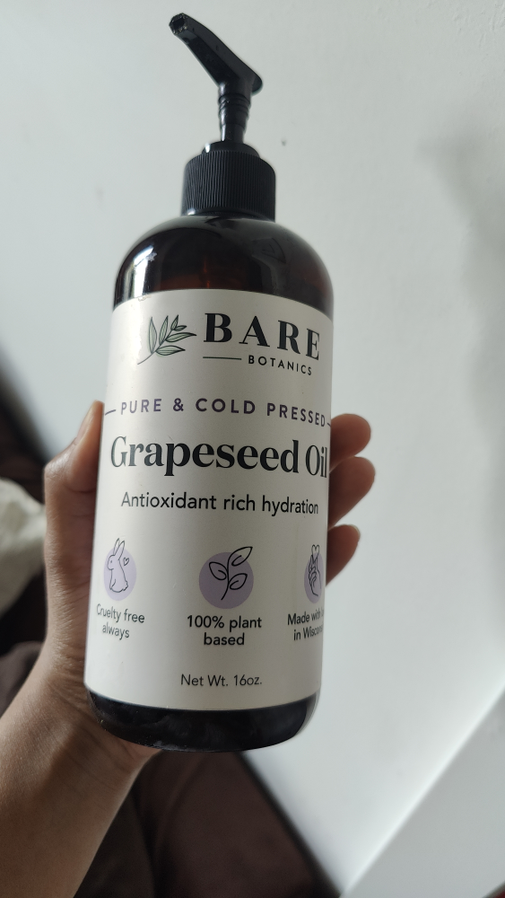 Bare Botanics Grapeseed Oil - 16oz