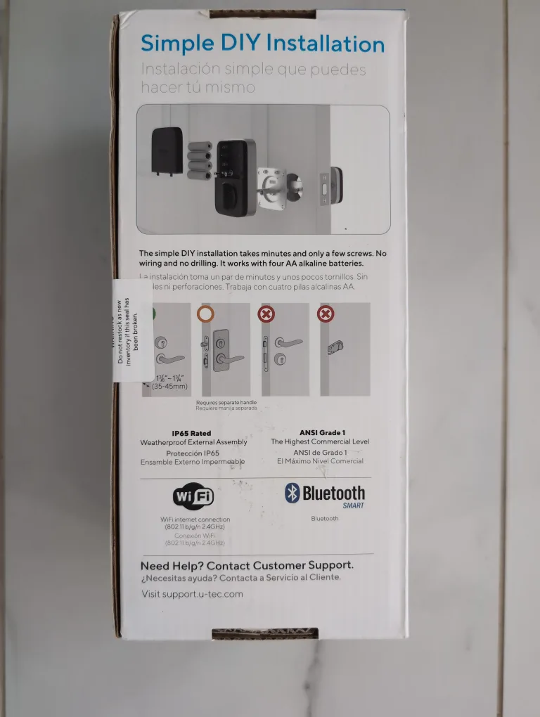Ultraloq U-Bolt Pro WiFi Smart Deadbolt - New in Box! image indicator(3)