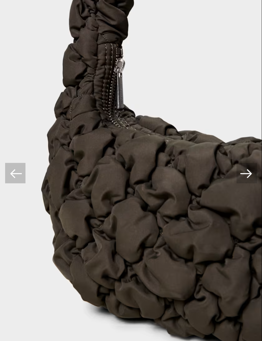 Brand New Aritzia Babaton Curator Shoulder Bag - Dark Olive - photo 3