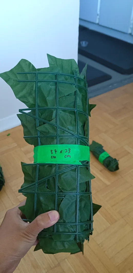 Artificial Green Leaf panels Privacy Screen image indicator(7)