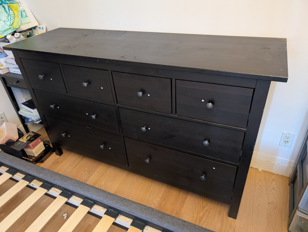 IKEA Hemnes Black Dresser
