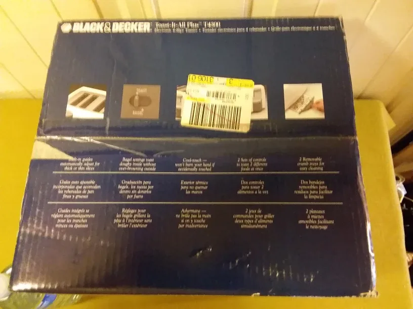 🆕 Black & Decker (4 Slice) Toast-It-All 🥯 🍞 Plus Toaster 🆕 image indicator(3)