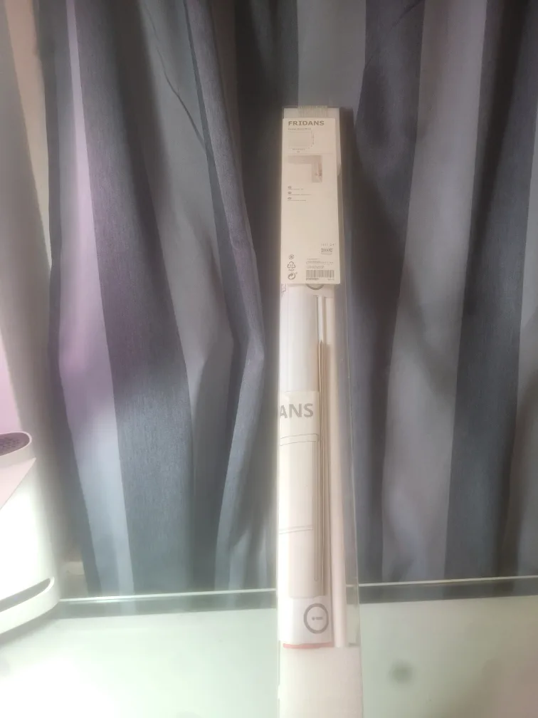 New IKEA FRIDANS Blackout Roller Blind - White image indicator(2)