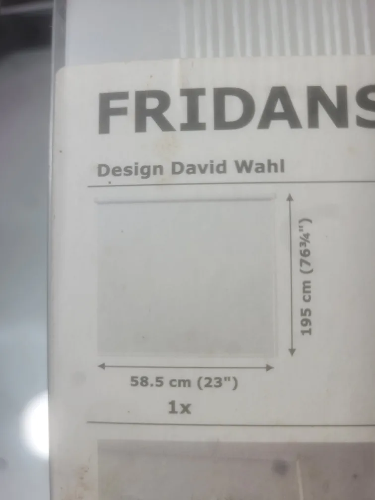 New IKEA FRIDANS Blackout Roller Blind - White image indicator(3)