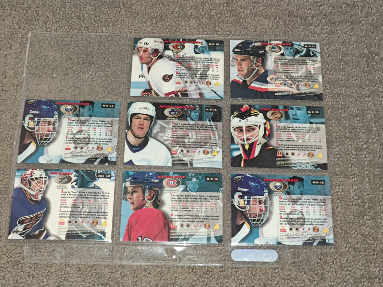 1995-96 & 1996-97 McDonalds Pinnacle Hockey Card - photo 5