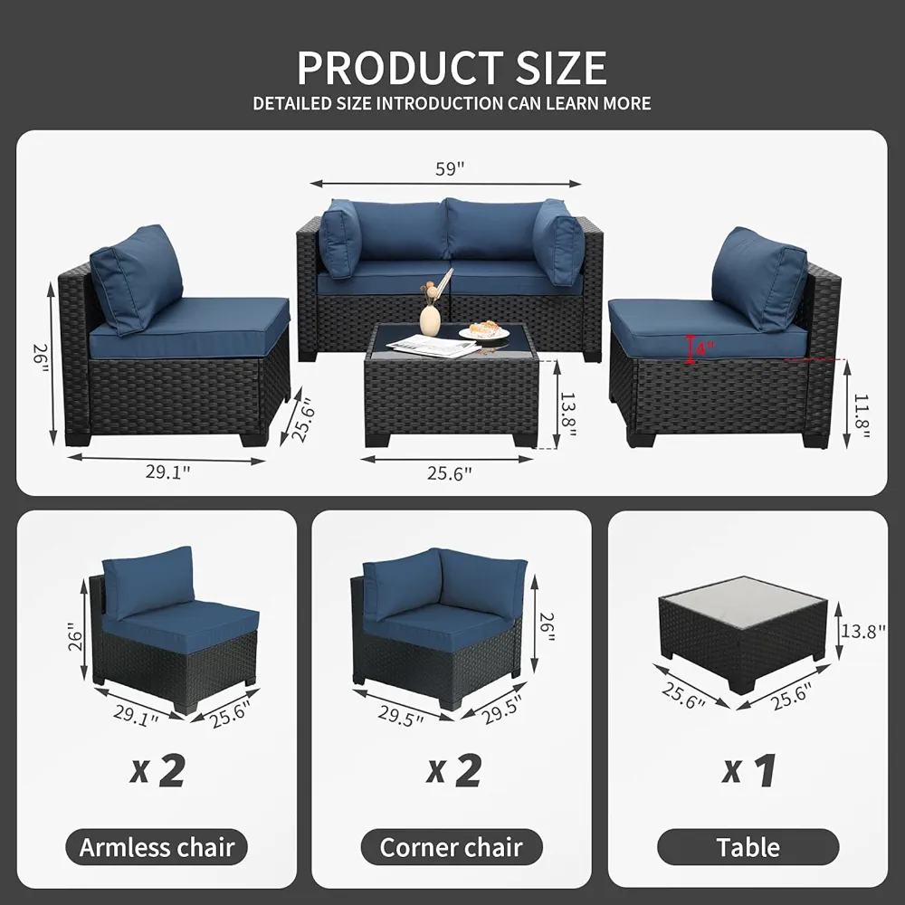 Patio Sectional  Furniture - photo 4