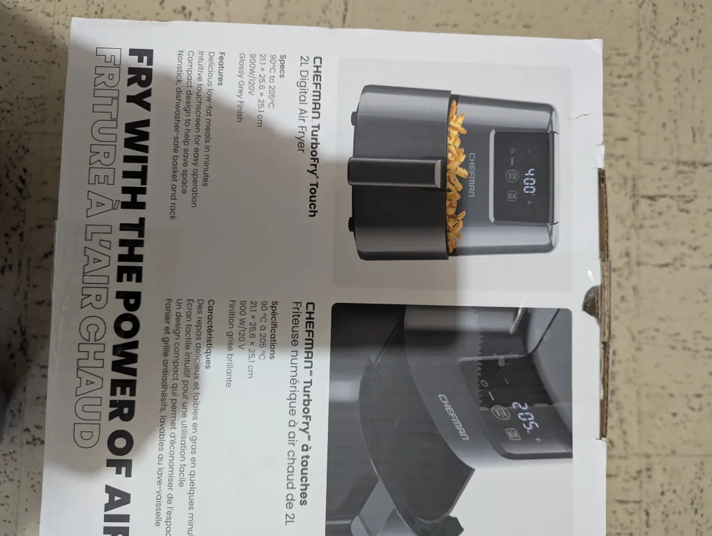 Chefman Turbo Fry 2 L image indicator(3)