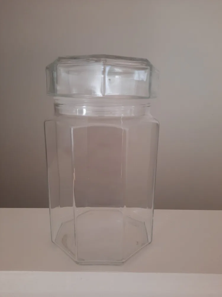 Glass Octagon Jar image indicator(5)