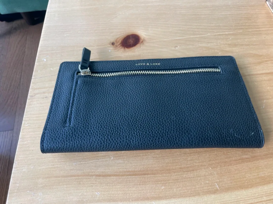 Love & Lore Black Wallet thumbnail