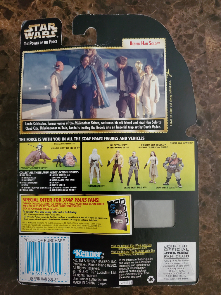Star Wars Bespin Han Solo Action Figure - photo 2