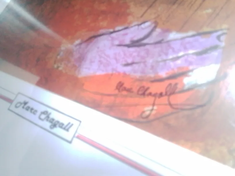 French Litho on Paper Signed Marc Chagall 55/550 image indicator(3)